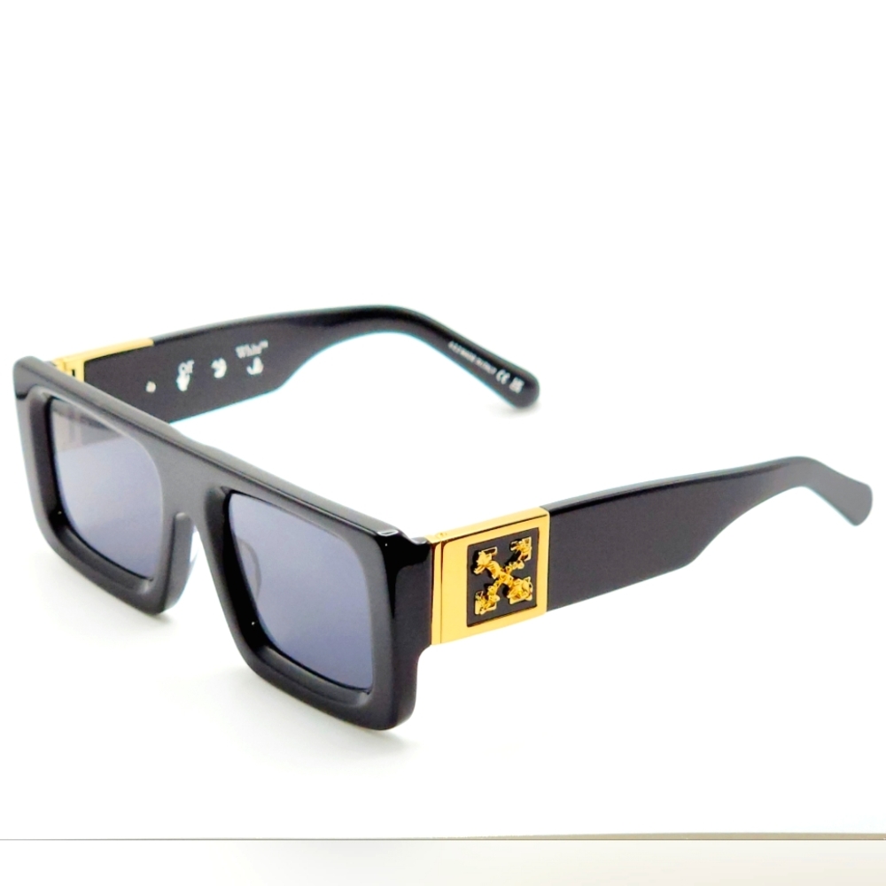 Off-white AF Nassau Rectangle Acetate Sunglasses